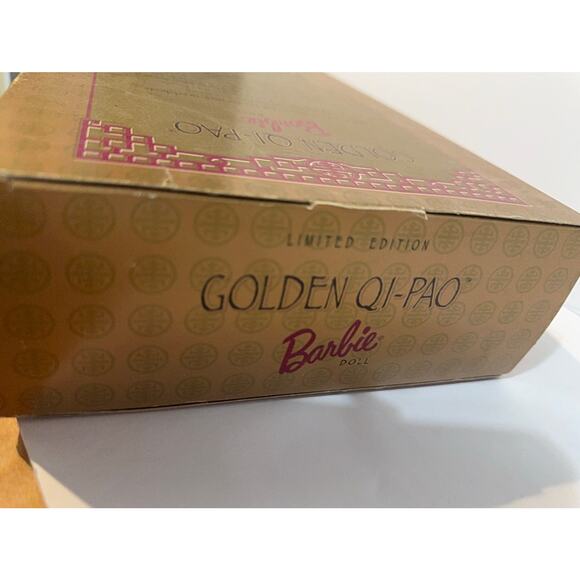 Golden Qi-Pao Asian Barbie Limited Edition 1998 NRFB 20866 Vintage Mattel